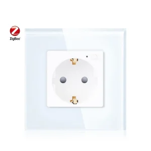 ZigBee Pametna jednostruka EU utičnica, tip F 16A S praćenjem potrošnje
